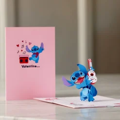 Kids Lovepop Valentine'S Day 2/14|Kids|Disney's Stitch Rockin' Valentine Pop-Up Card