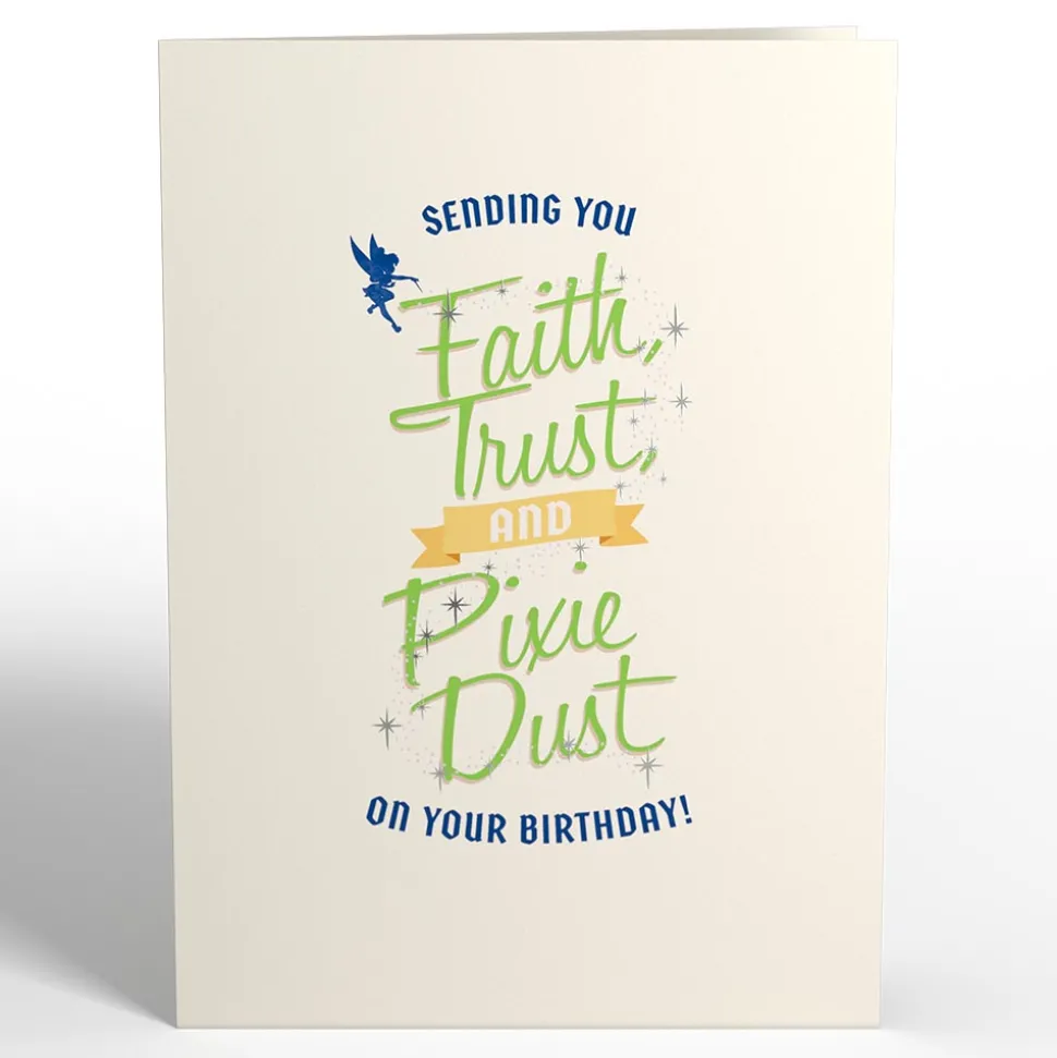 Lovepop Greeting Cards|Birthday|Disney's Tinker Bell Pixie Dust Birthday Pop-Up Card
