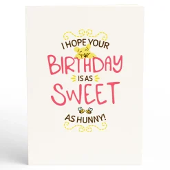 Lovepop Greeting Cards|Birthday|Disney’s Winnie The Pooh Sweet as Hunny Birthday Pop-Up Card