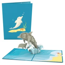 Kids Lovepop Birthday|Just Because|Dolphins Pop-Up Card