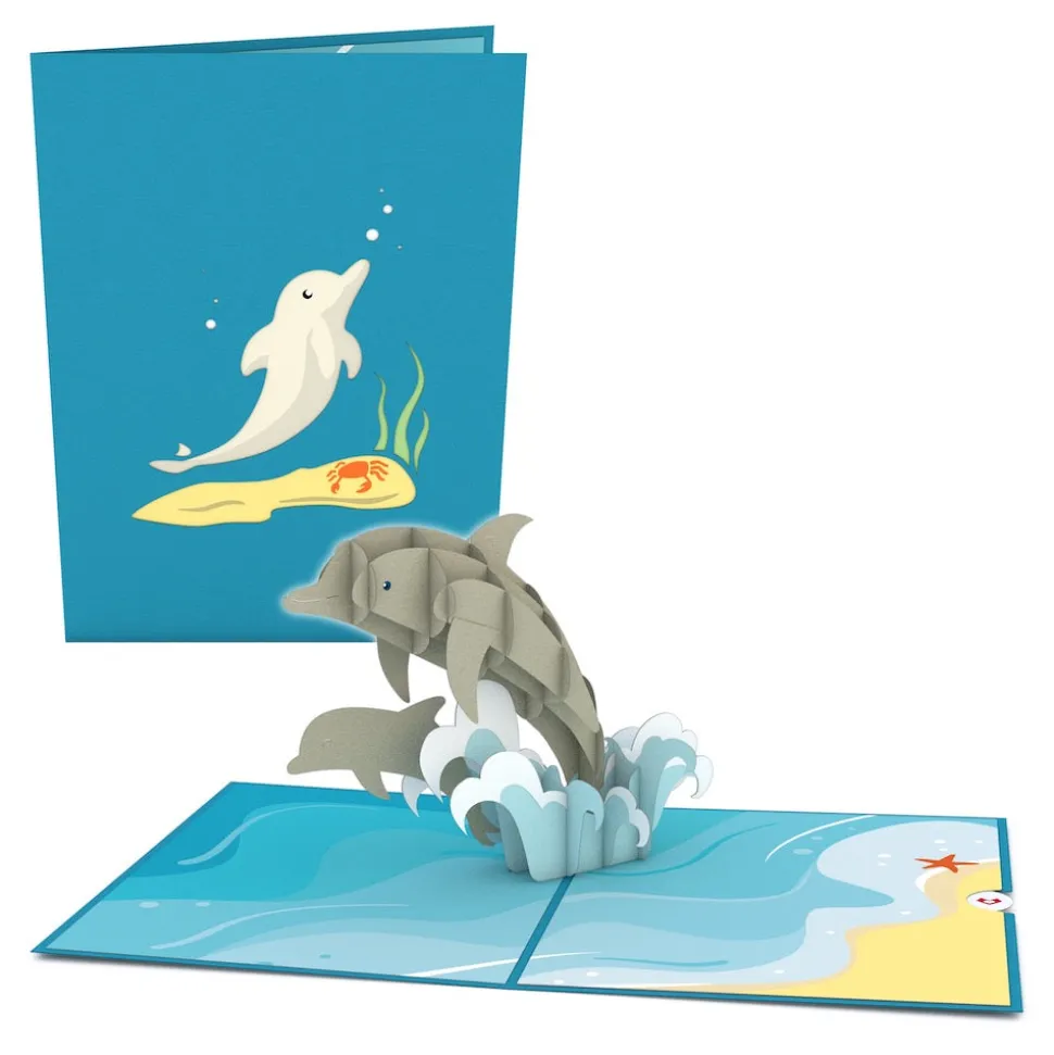 Kids Lovepop Birthday|Just Because|Dolphins Pop-Up Card