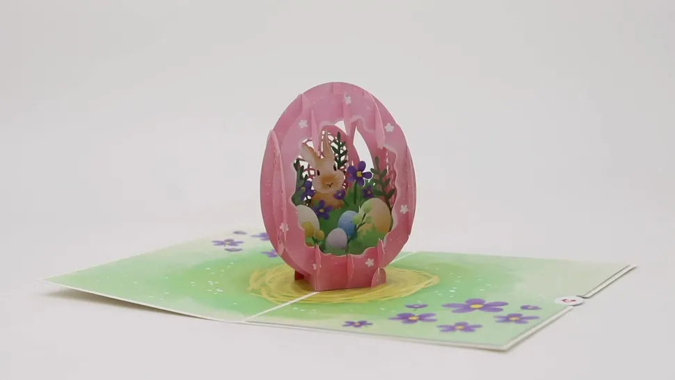 Kids Lovepop Greeting Cards|Easter 4/20|Easter Egg Pop-Up Card