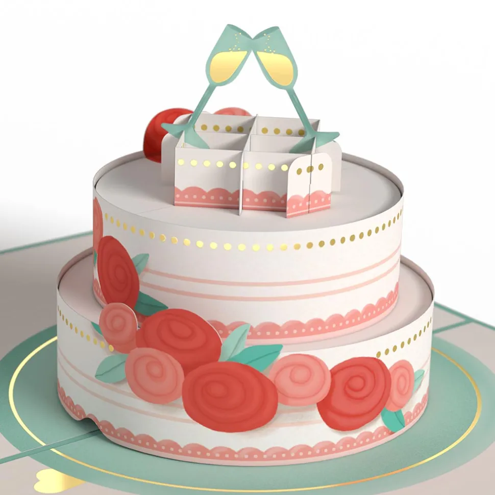 Lovepop Wedding|Eat, Drink, and Be Married Pop-Up Card