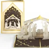 Lovepop Greeting Cards|Religious|Elegant Nativity Pop-Up Card