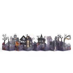 Lovepop Halloween 10/31|Enchantingly Eerie Halloween Village Loooooong Card™ (Expands to 2 feet)