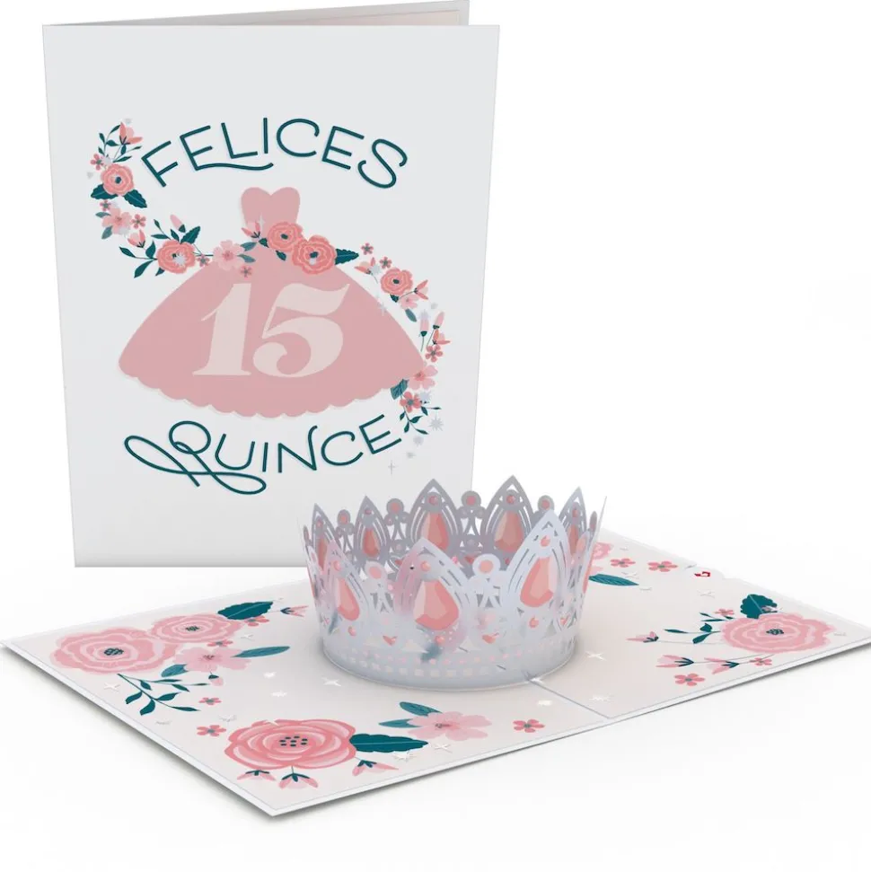 Kids Lovepop Birthday|Kids|Felices Quince Pop-Up Card