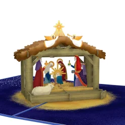 Lovepop Religious|Christmas 12/25|Feliz Navidad Nativity Pop-Up Card