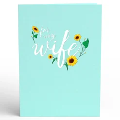 Lovepop Greeting Cards|Mother'S Day 5/11|For my Wife Sunflower Pop-Up Card