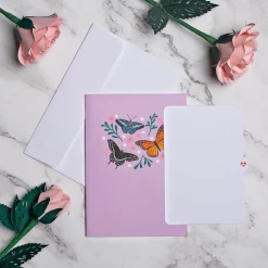 Lovepop Greeting Cards|Just Because|Garden Butterflies Pop-Up Card