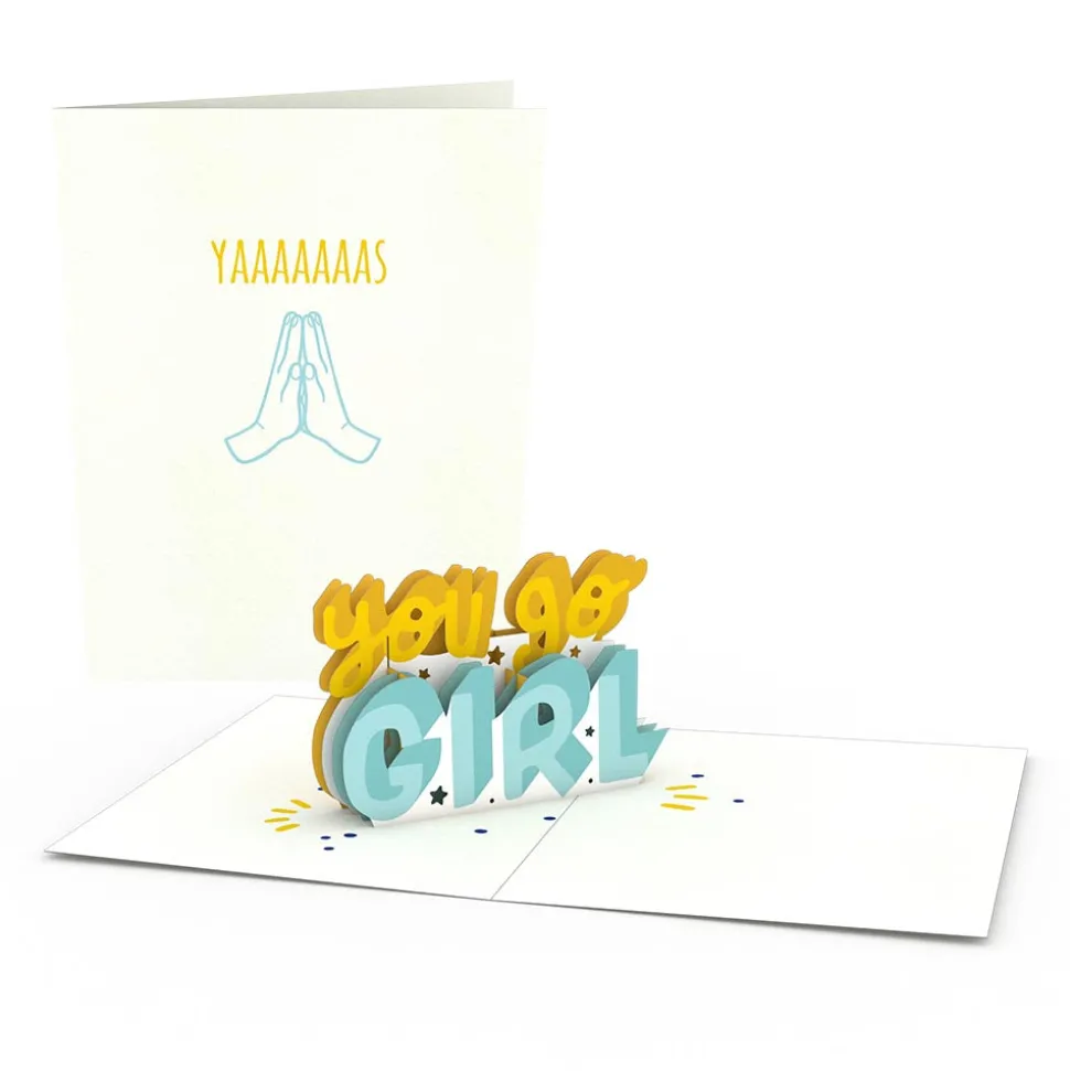 Women Lovepop Notecards|Just Because|Girl Power Notecards (Assorted 4-Pack)