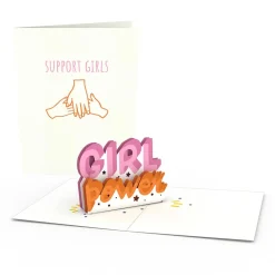 Women Lovepop Notecards|Just Because|Girl Power Notecards (Assorted 4-Pack)