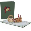 Lovepop Greeting Cards|Christmas 12/25|Gnome Sleigh Pop-Up Card