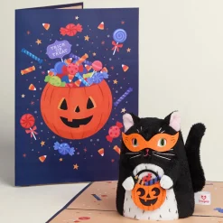 Lovepop Plushpop|Halloween 10/31|Halloween Cat Plushpop Card