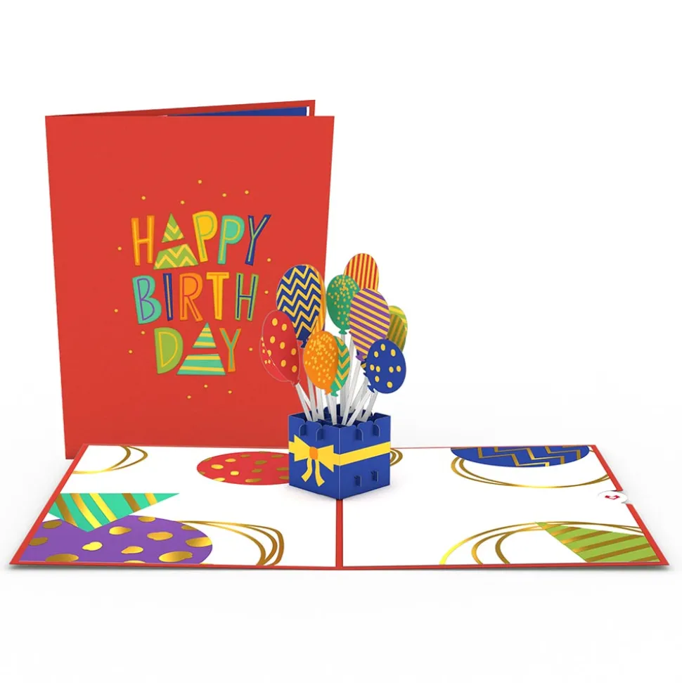 Kids Lovepop Birthday|Kids|Happy Birthday Balloons pop-up card