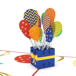 Lovepop Birthday|Happy Birthday Balloons Pop-Up Card and Sentiment Set