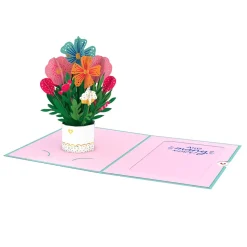 Lovepop Pop-Up Bouquets|Birthday|Happy Birthday Card with Mini Bouquet