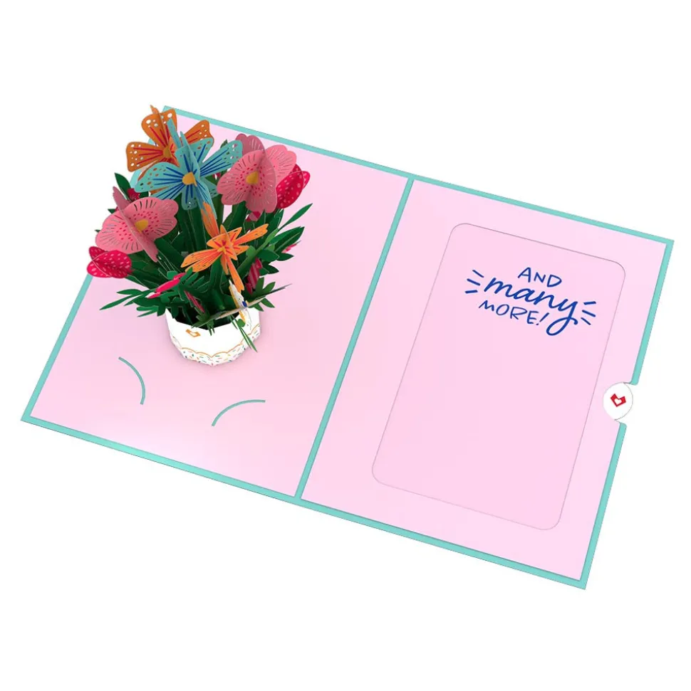 Lovepop Pop-Up Bouquets|Birthday|Happy Birthday Card with Mini Bouquet
