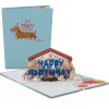 Kids Lovepop Greeting Cards|Birthday|Happy Birthday Dogs Pop-Up Card