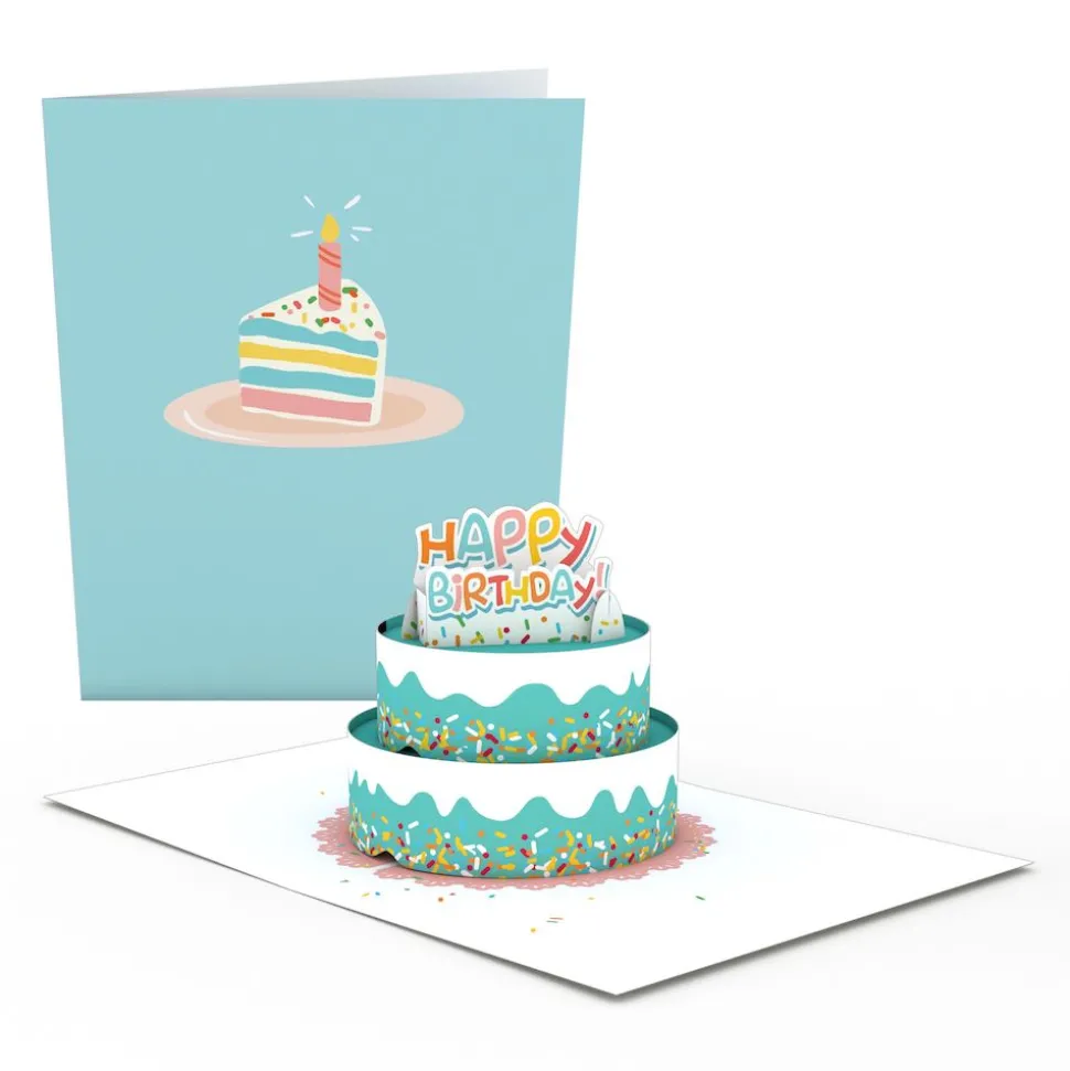Lovepop Greeting Cards|Birthday|Happy Birthday Fun Sprinkles Cake: Paperpop® Card