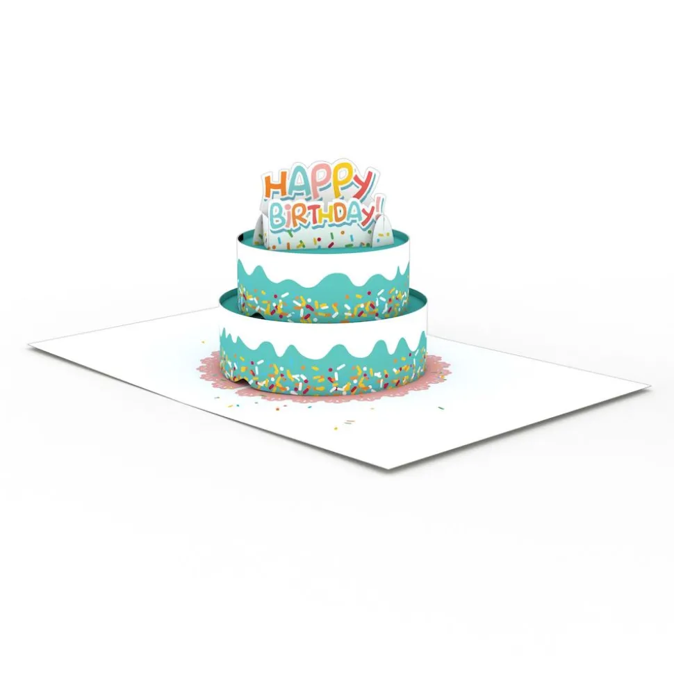 Lovepop Greeting Cards|Birthday|Happy Birthday Fun Sprinkles Cake: Paperpop® Card