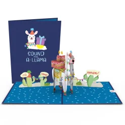 Kids Lovepop Birthday|Kids|Happy Birthday Llama Pop-Up Card