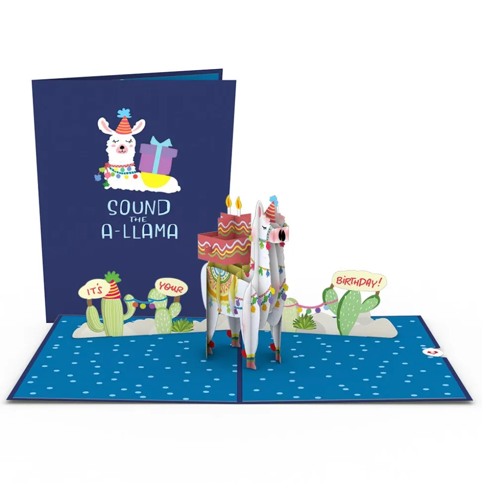 Kids Lovepop Birthday|Kids|Happy Birthday Llama Pop-Up Card