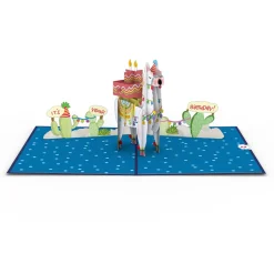 Kids Lovepop Birthday|Kids|Happy Birthday Llama Pop-Up Card