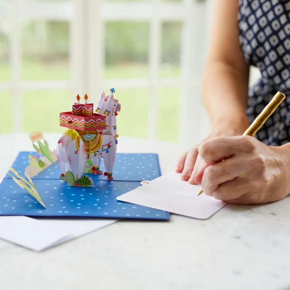 Kids Lovepop Birthday|Kids|Happy Birthday Llama Pop-Up Card