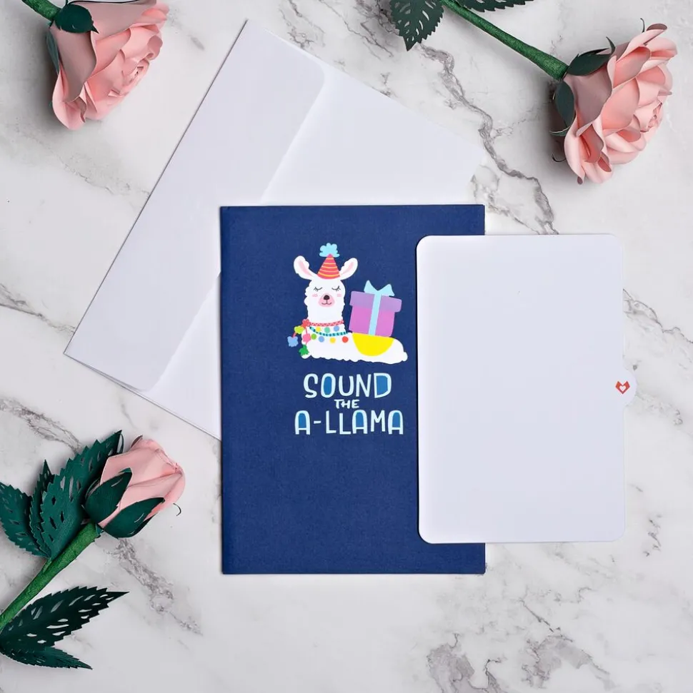 Kids Lovepop Birthday|Kids|Happy Birthday Llama Pop-Up Card