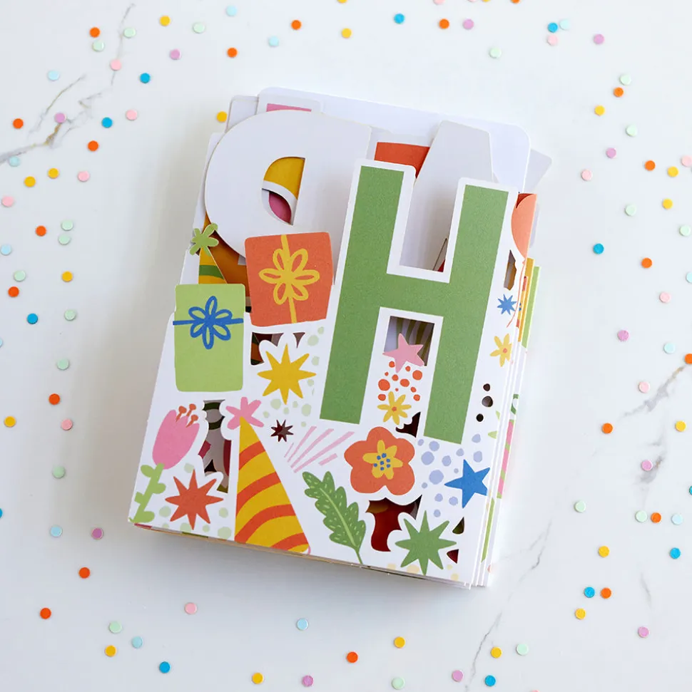 Lovepop Birthday|Her|Happy Birthday Loooooong Card™ (Expands to 2 feet)