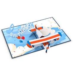 Kids Lovepop Greeting Cards|Birthday|Happy Birthday Plane Pop-Up Card