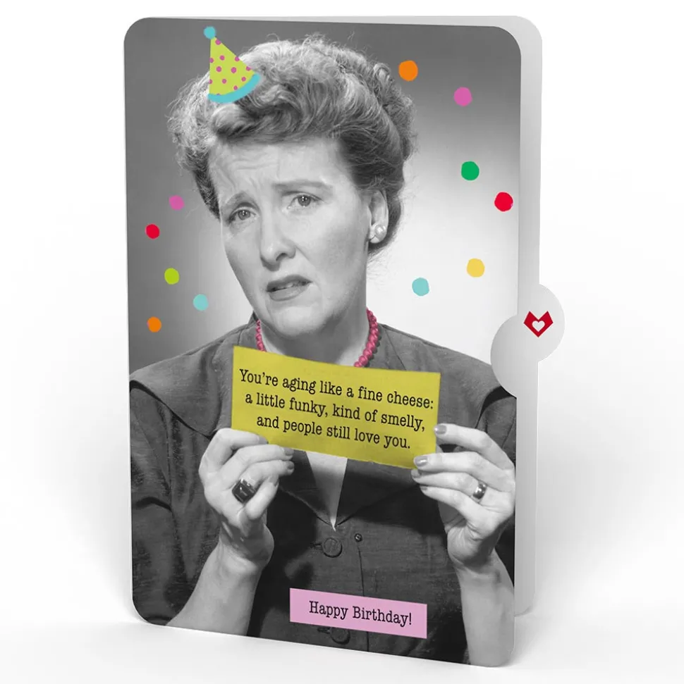 Lovepop Birthday|Happy Birthday You F*cking Fossil Pop-Up Card and Sentiment Set