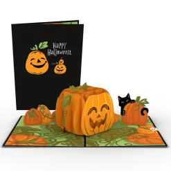 Kids Lovepop Greeting Cards|Halloween 10/31|Happy Halloween Pumpkin Pop-Up Card