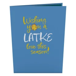 Lovepop Hanukkah 12/14|Happy Hanukkah Latkes Pop-Up Card