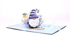 Lovepop Greeting Cards|Christmas 12/25|Happy Holidays Gnome Pop-Up Card