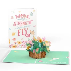 Lovepop Greeting Cards|Mother'S Day 5/11|Happy Mother’s Day Butterfly Basket Pop-Up Card