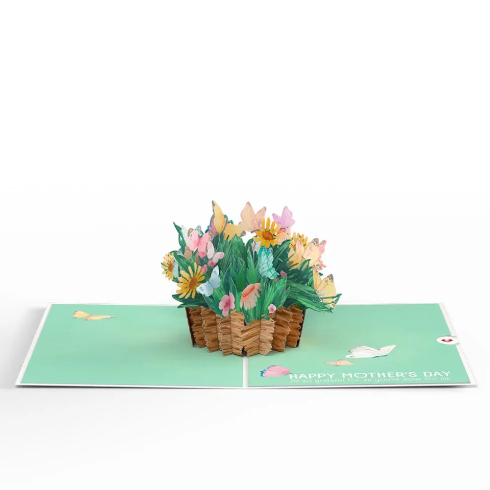 Lovepop Greeting Cards|Mother'S Day 5/11|Happy Mother’s Day Butterfly Basket Pop-Up Card