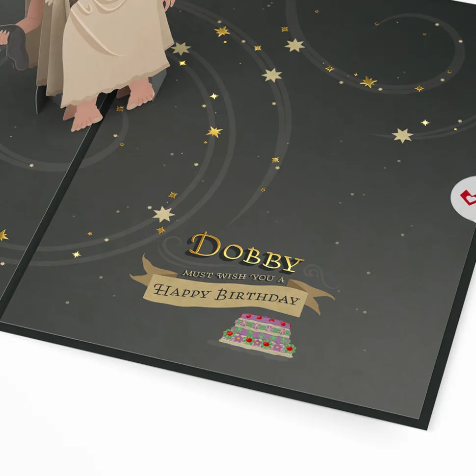 Lovepop Pop-Up Bouquets|Card & Gift Bundles|Harry Potter™ Dobby™ Birthday Pop-Up Card & Flower Buds Bouquet Bundle