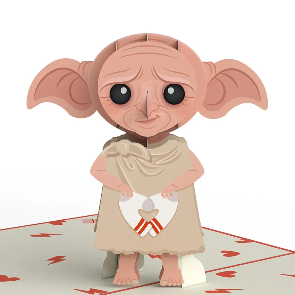 Kids Lovepop Greeting Cards|Valentine'S Day 2/14|Harry Potter™ Dobby™ Valentine’s Day Pop-Up Card