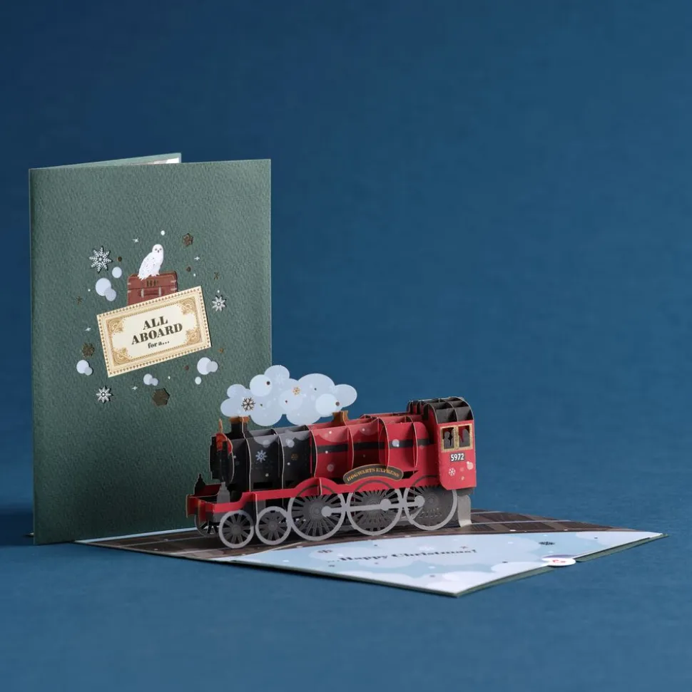 Kids Lovepop Christmas 12/25|Kids|Harry Potter™ Holiday Hogwarts™ Express Pop-Up Card