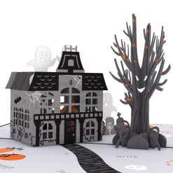 Kids Lovepop Halloween 10/31|Kids|Haunted House Pop-Up Card