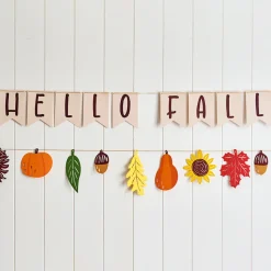 Lovepop Decor|Hello Fall Foliage Garlands 8ft (2-pack)