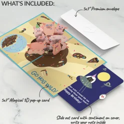 Lovepop Birthday|Hog Wild with Space Laser Cats Birthday Pop-Up Card and Sentiment Set