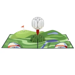 Kids Lovepop Greeting Cards|Birthday|Hole in One Pop-Up Card