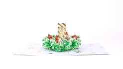 Lovepop Greeting Cards|Christmas 12/25|Holiday Candle Pop-Up Card