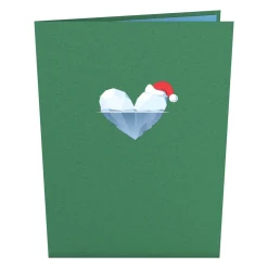 Kids Lovepop Greeting Cards|Christmas 12/25|Holiday Penguins Pop-Up Card