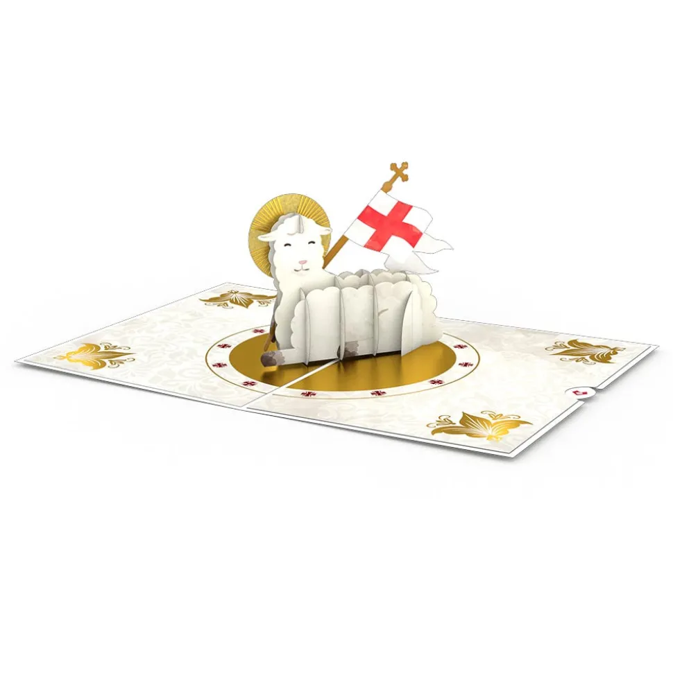 Lovepop Greeting Cards|Religious|Holy Lamb Pop-Up Card