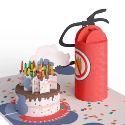 Lovepop Birthday|Holy Smokes You're Old 50th Birthday Pop-Up Card and Sentiment Set