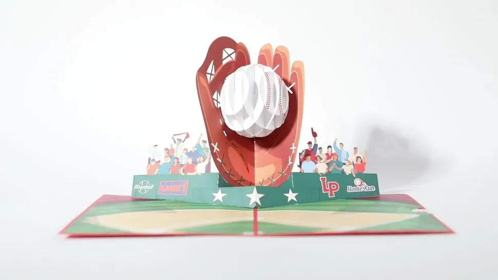 Kids Lovepop Greeting Cards|Birthday|Home Run Pop-Up Card
