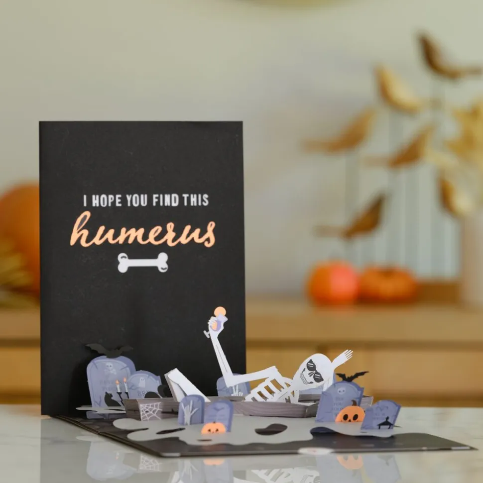 Lovepop Halloween 10/31|Hope You Find This “Humerus" Classic Pop-Up Card